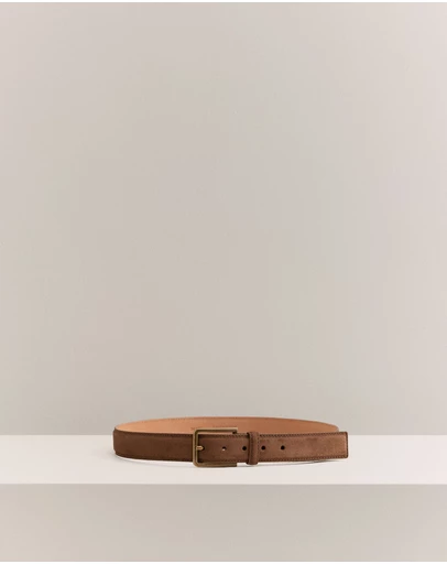 Trenery - Mica Suede Belt in Latte