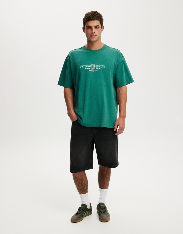 Cotton On - Box Fit Text T-Shirt