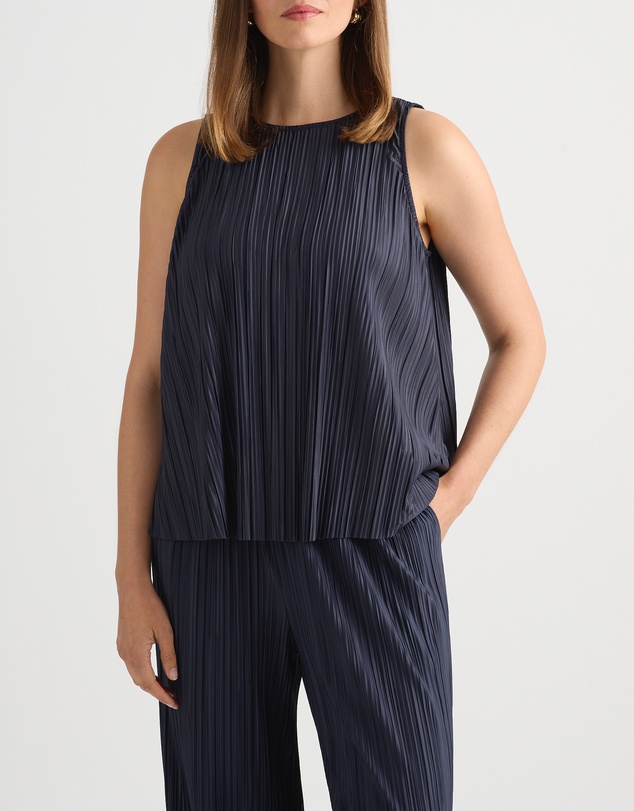 David Lawrence - Tauri Pleat Jersey Top