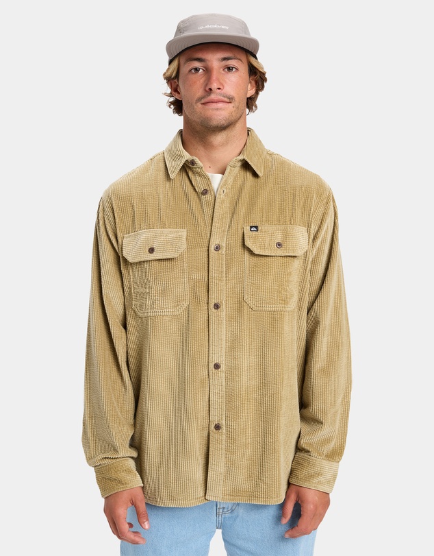Quiksilver - Mens Venturo Cord Long Sleeve Shirt
