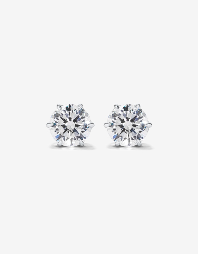 Michael Hill - 9.5mm Round Brilliant Cubic Zirconia Stud Earrings in Sterling Silver