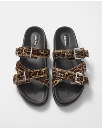 & Other Stories - Cross-Strap Leather Sandals