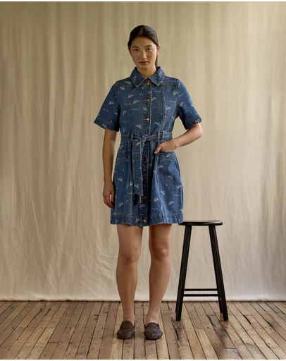 SMWR. by The Somewhere Co - Royal Match Denim Mini Dress