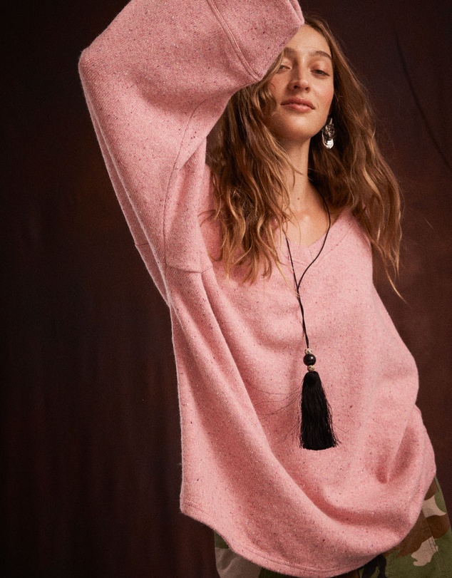 KINGA CSILLA - Speckle Liric Chunky Knit Jumper