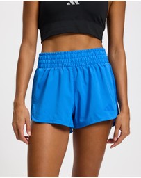 adidas Performance - Pacer Workout Woven High Rise 3 Inch Shorts