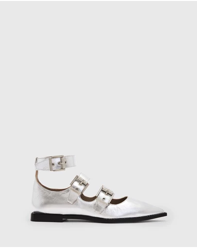 AllSaints - Susan Buckle Shoes - Women's