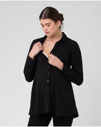 Ripe Maternity - Tina Peplum Shirt