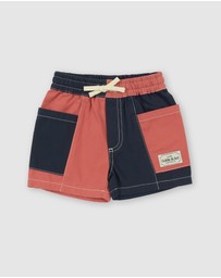 Goldie + Ace - Patchy Pocket Shorts - Babies-Kids