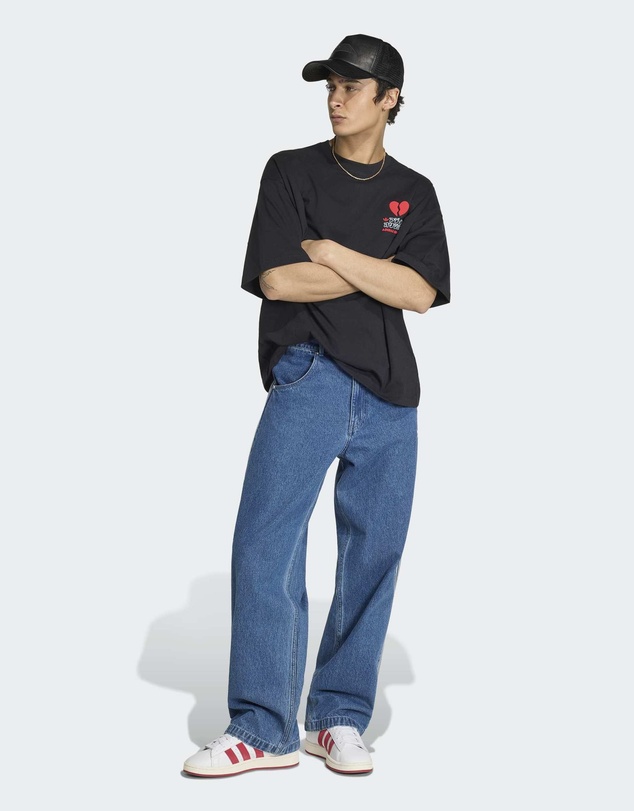 adidas Originals - V-DAY HEART BROKEN CAT GRAPHIC TEE Mens