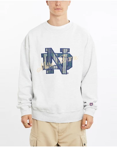 Vintage by The Real Deal - Pre Loved - Vintage 90s University of Notre Dame Sweatshirt
