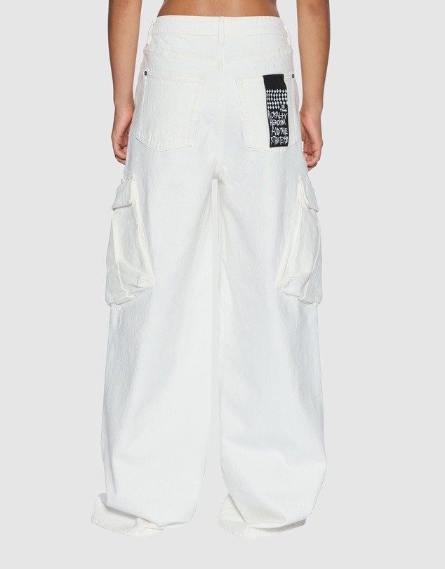 Ksubi - Baggy Jean Cargo Ecru