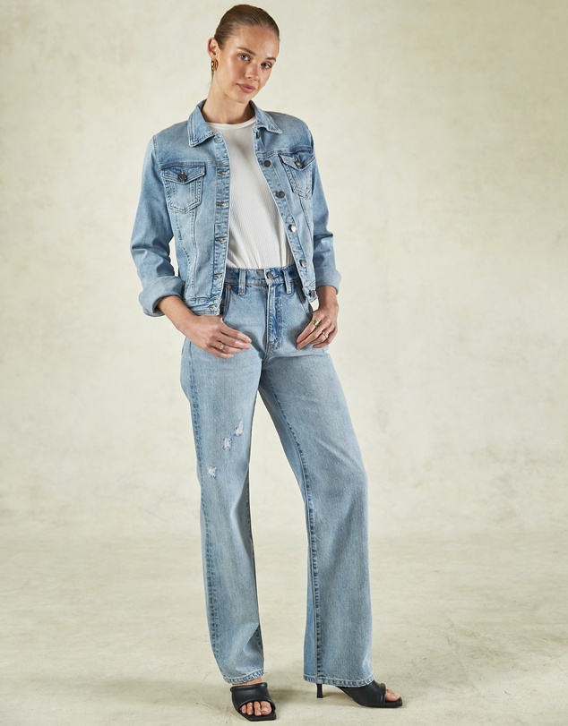 DRICOPER DENIM - Dita Sunbleached Vintage Jacket