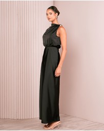 Azzurielle - Darsha Blouson Maxi Dress