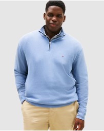 Tommy Hilfiger - Big & Tall Cashmere Half-Zip Jumper