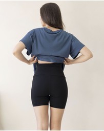 Angel Maternity - Deluxe Maternity Bamboo Bike Shorts