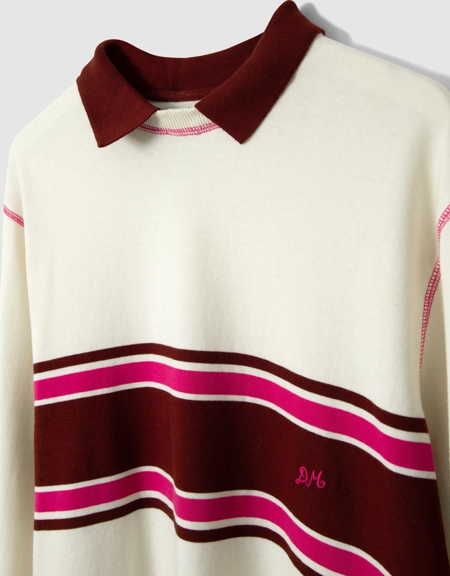 Damson Madder - Olina Placement Stripe Rugby