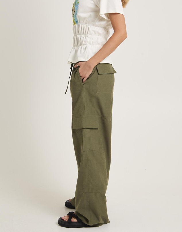 Subtitled - Mia Drap Cargo Pants
