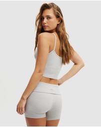 Cotton On Body Active - Ultra Soft Roll Over Shortie Shorts