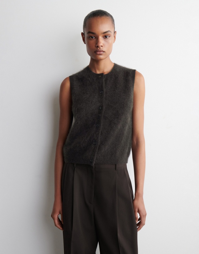 COS - Pure Brushed-Cashmere Waistcoat