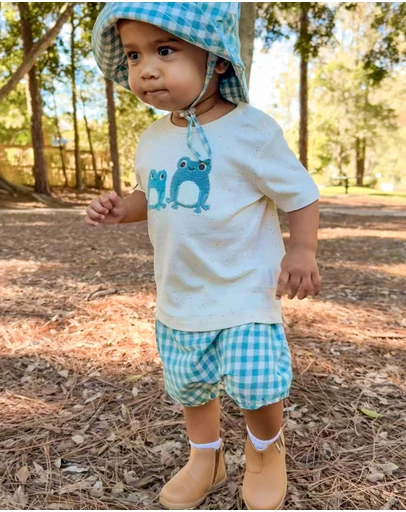 Purebaby - Short and Tee Set-Babies