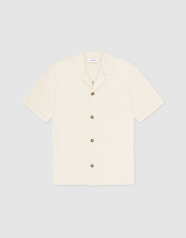 Les Deux - Emmett Globe Knitted SS Shirt