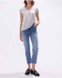 Marcs - Afterglow Foil Linen Tee
