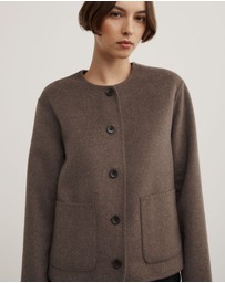 Witchery - Crop Scarf Coat