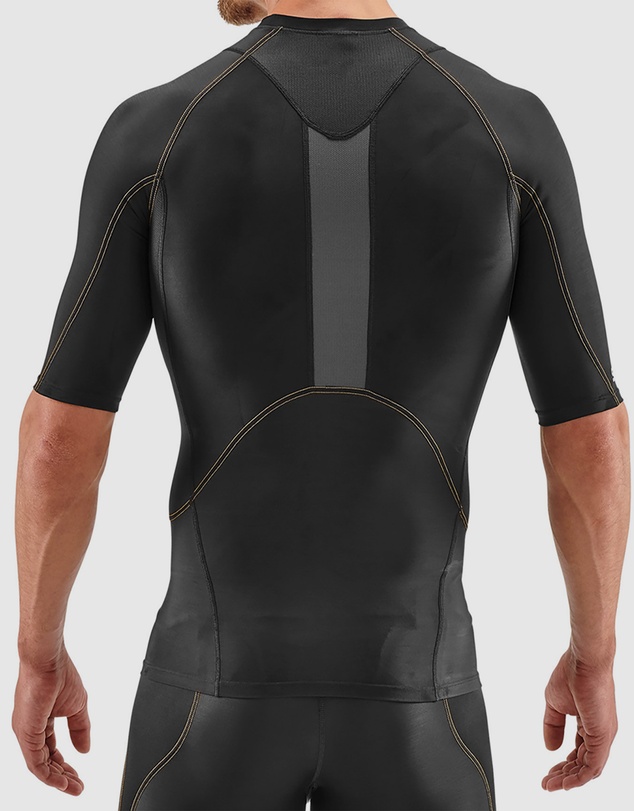 SKINS - SKINS Compression Men's Series-3 Active 400 Short Sleeve Top Black