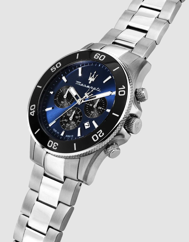 Maserati - Maserati Competizione 43mm Blue Stainless Steel Watch