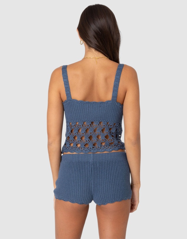 EDIKTED - Danika Crochet Top