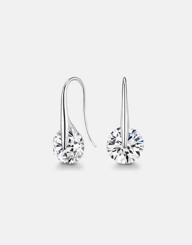 Mestige - Eclipse Earrings - Silver Plated