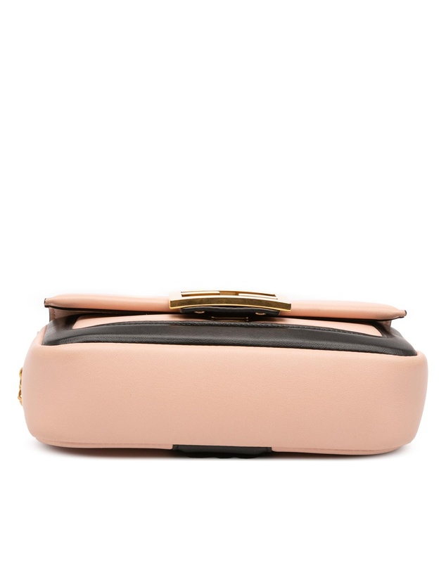 Pre-Loved by Azura Reborn - Pre-Loved Mini Bicolor Nappa Apolo Chain Baguette Shoulder Bag
