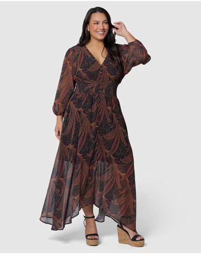 The Poetic Gypsy - Bohemian Harmony Maxi Dress