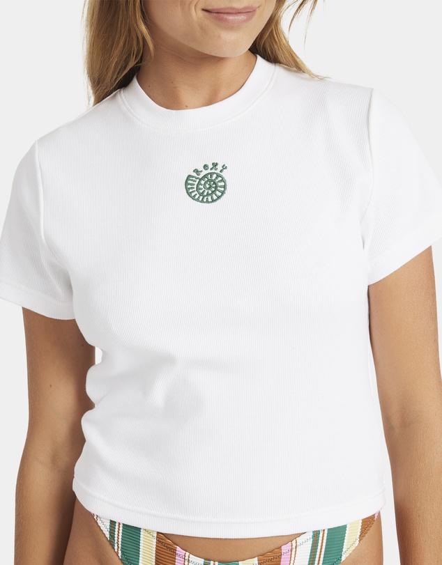 Roxy - Womens Oasis Baby Rib T-Shirt