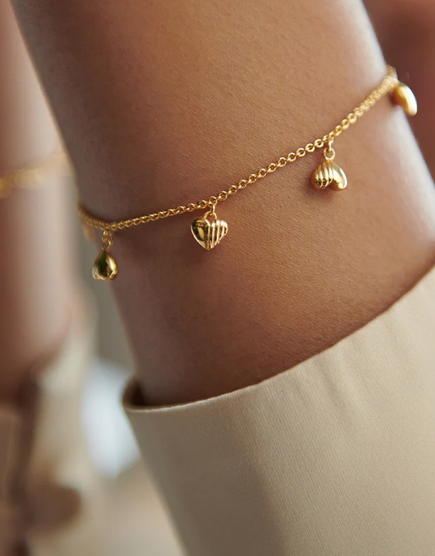 Rachel Jackson - Untamed Deco Hearts Bracelet