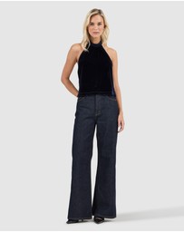 Rolla's - Cameo Halter Top Velvet
