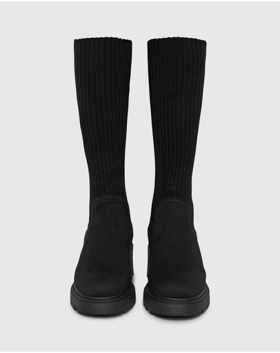 Belle & Bloom - Tokyo Lights Rib Sock Boot
