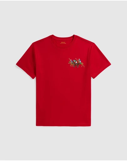 Polo Ralph Lauren - Triple-Pony Cotton Jersey T-Shirt - Kids-Teens
