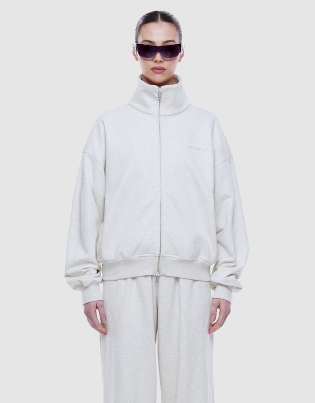 ENA PELLY - Paris Terry Zip-Thru Sweat