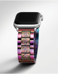 GUESS - Guess Apple Band - Anna Iridescent Gold Logo 38-40mm