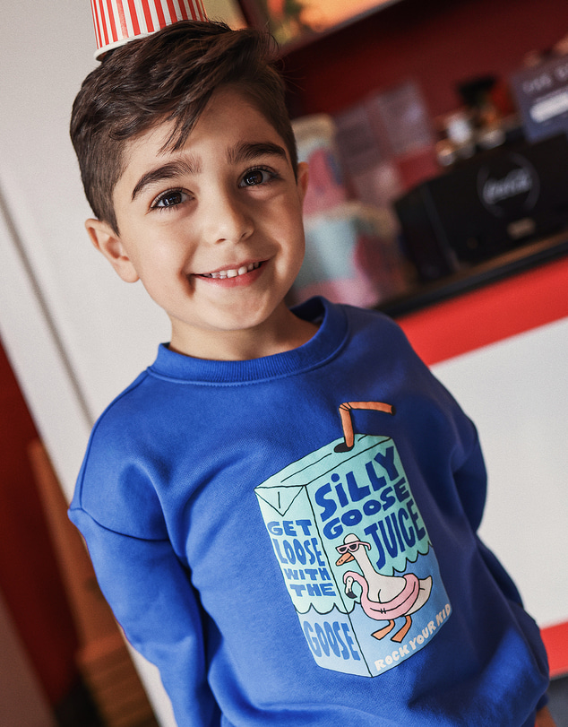 Rock Your Kid - Billy Sweater in Cobalt Blue
