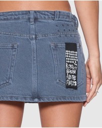 Ksubi - Micro Mini Skirt Exposed Mirage