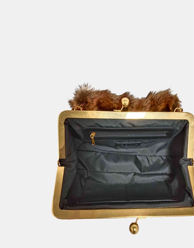 Steve Madden - BAmira Black/Gold Handbag