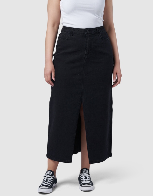 Sunday In The City - Hype Denim Maxi Skirt