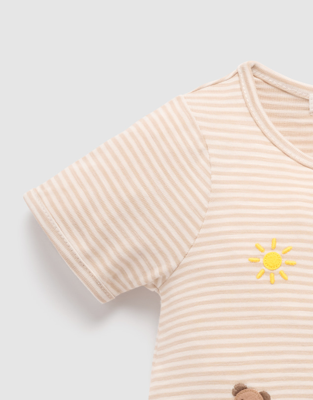 Purebaby - Short Growsuit-Kids-Babies