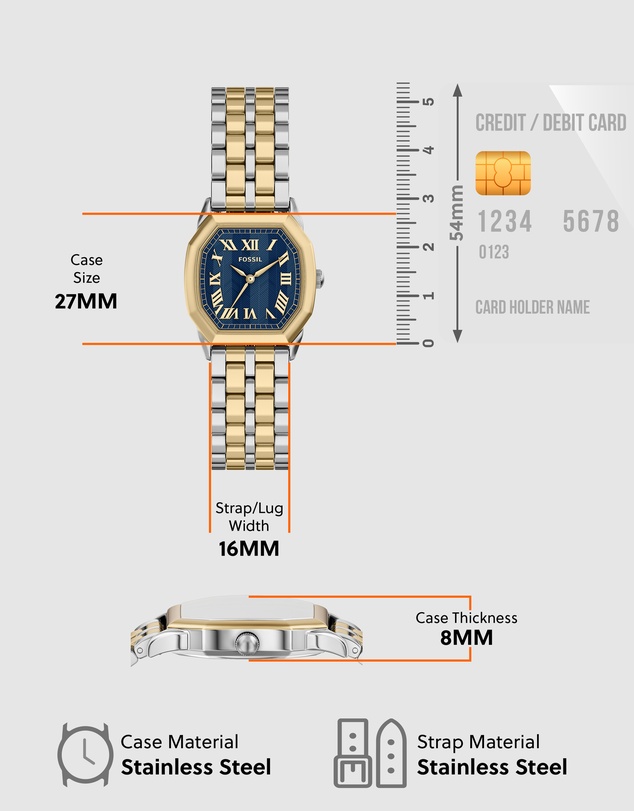 Fossil - Harlow Two Tone Analogue Watch