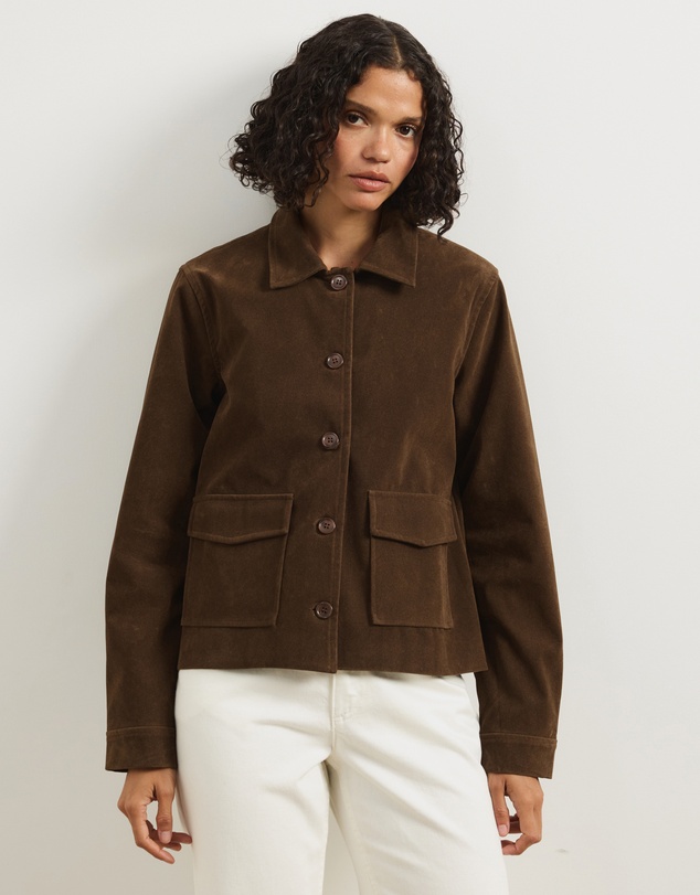 Atmos&Here - Nell Faux Suede Shacket