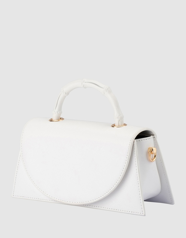 Olga Berg - Phoebe Bamboo Handle Bag