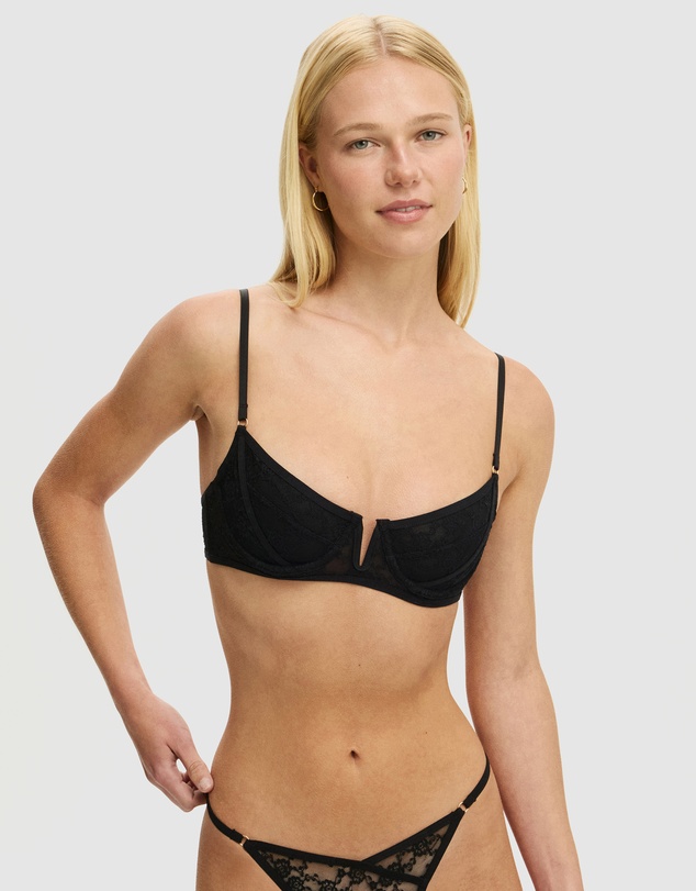 Cotton On Body - Remi Lace Balconette Underwire Bra