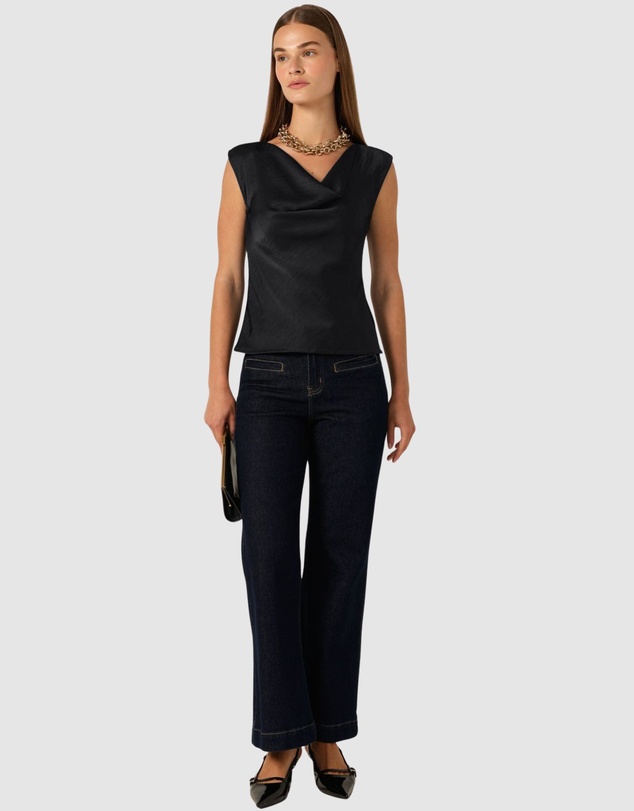 SACHA DRAKE - Luxe Cowl Bias Top